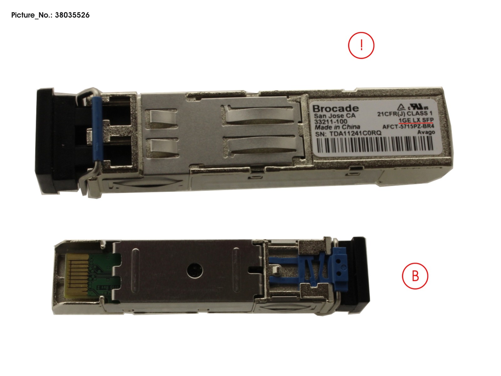 SFP, 1GBE, 1000BASE-LX