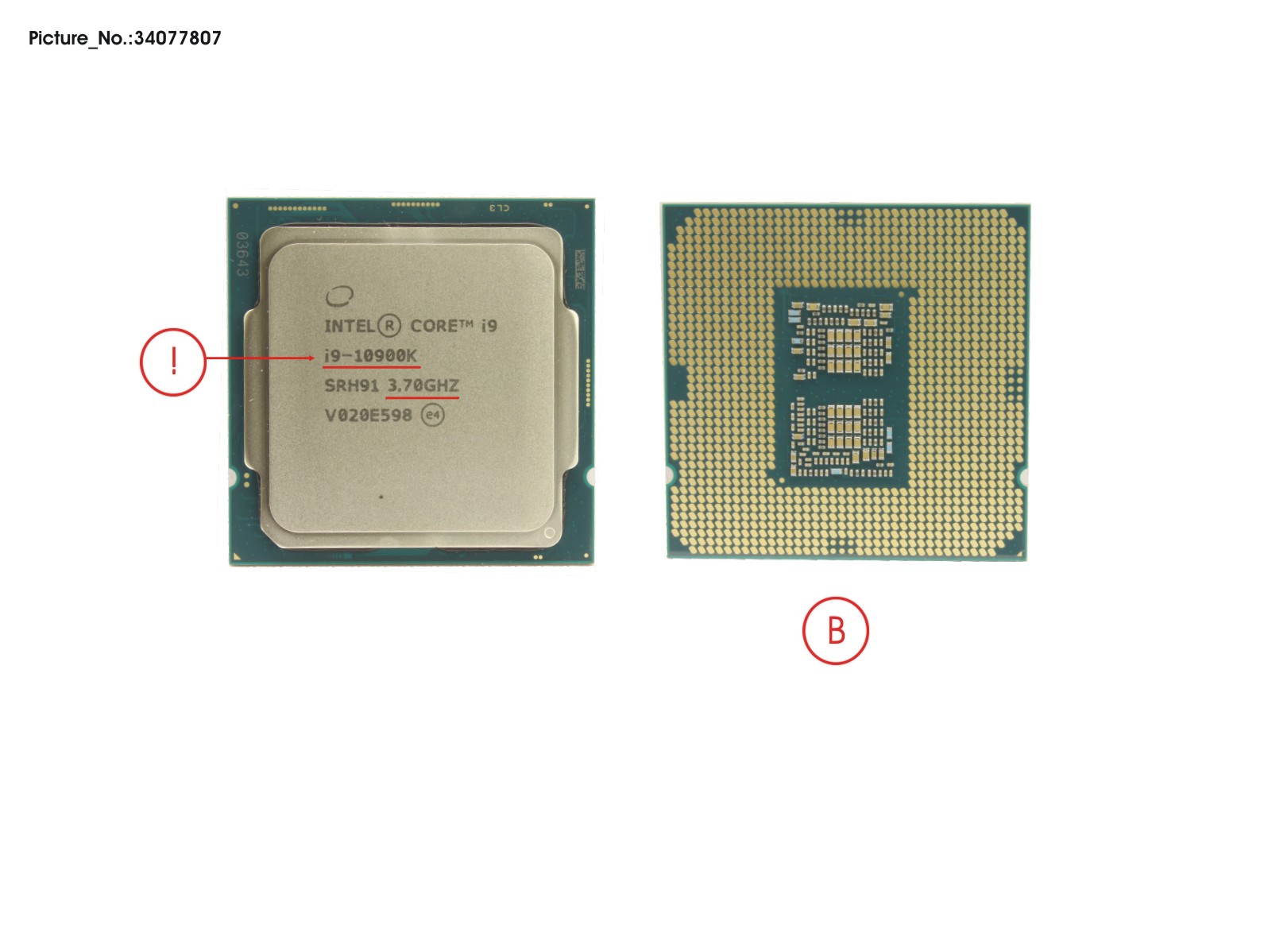 CPU INTEL CORE I9-10900K 3,7 GHZ 125W