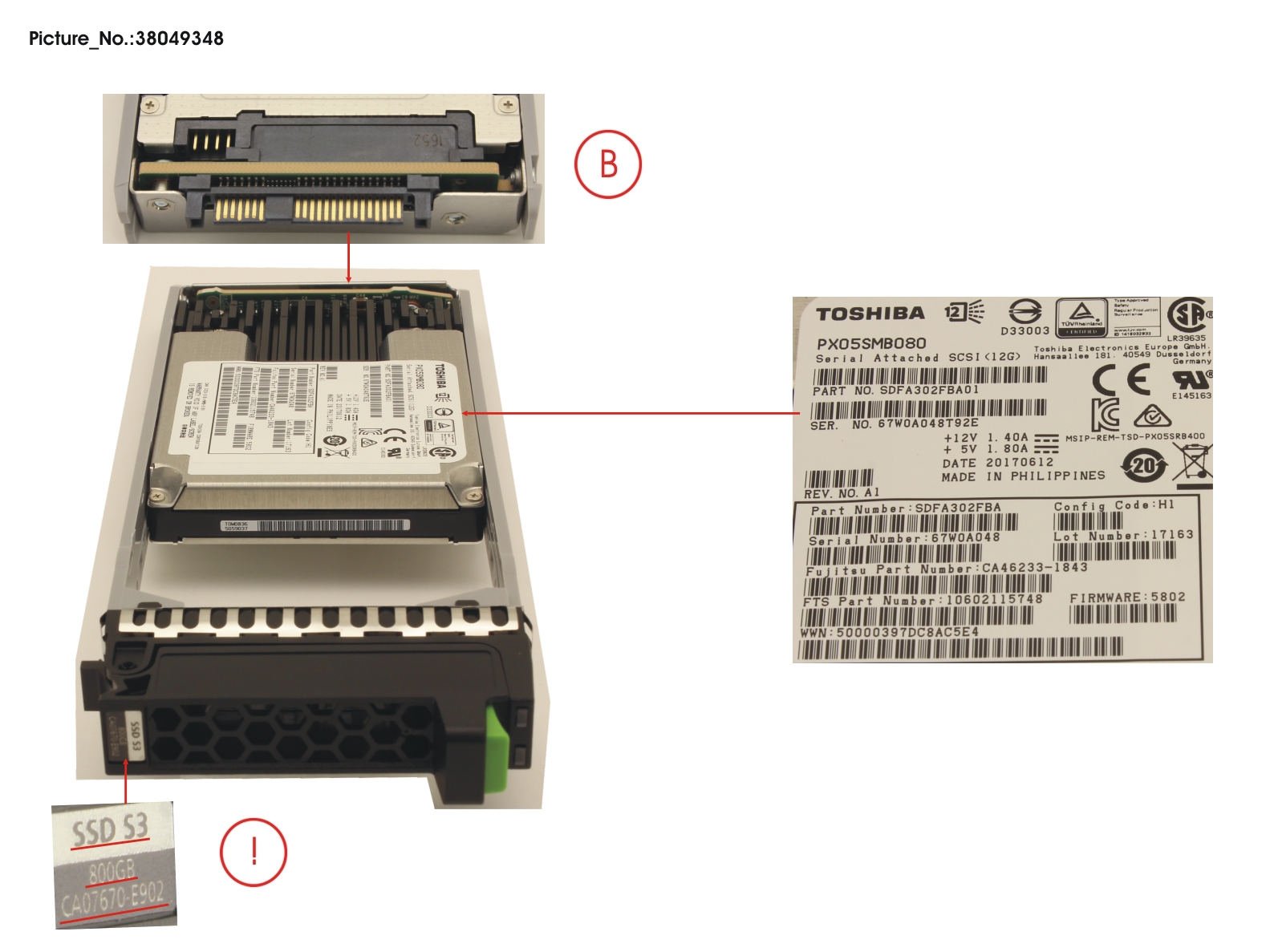 DXS3 MLC SSD  2.5  800GB SAS3X1