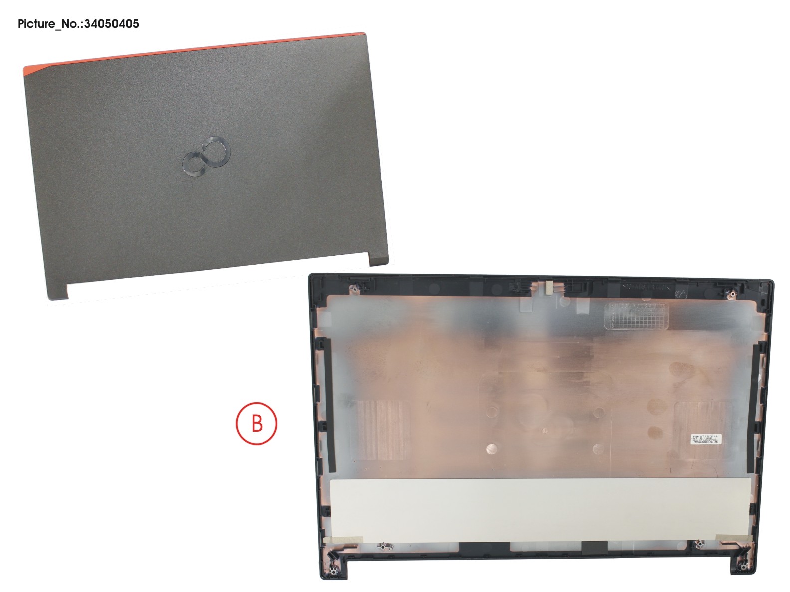 LCD BACK COVER ASSY (FOR CAM WWAN)