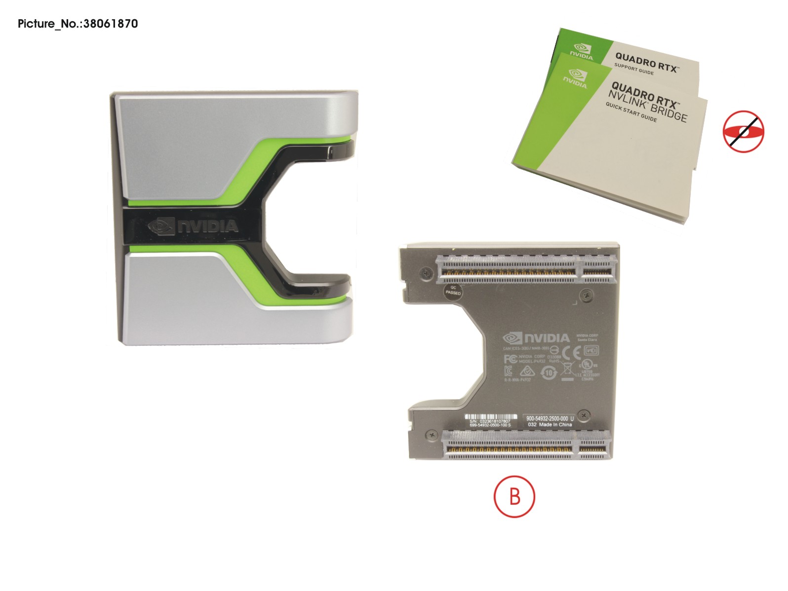 Nvidia Link Bridge NVIDIA LINK BRIDGE QUADRO RTX HB (3SLOT)