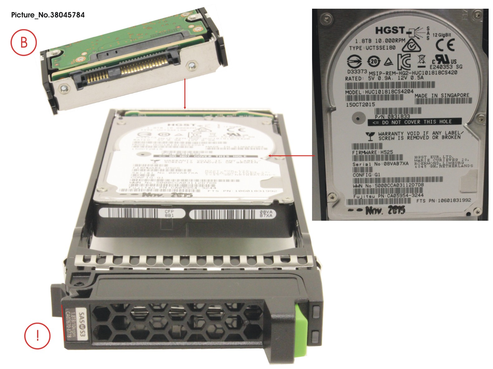 DX S3 HD DRIVE 2.5 1.8TB 10K AF