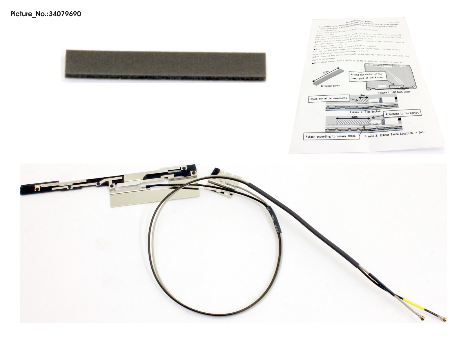 ANTENNA, WWAN MAIN INCL. WLAN R ANTENNA, WWAN MAIN INCL. WLAN R