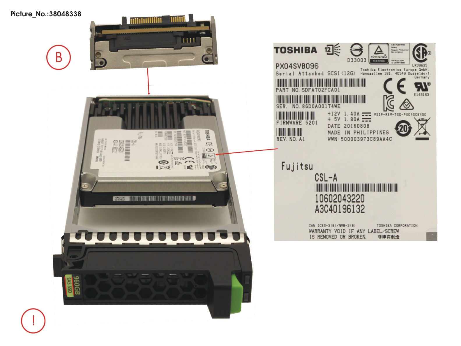 JX40 S2 MLC SSD 960GB 3DWPD