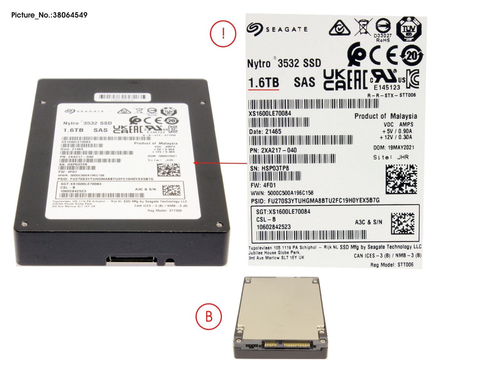 SSD SAS 12G MU 1.6TB