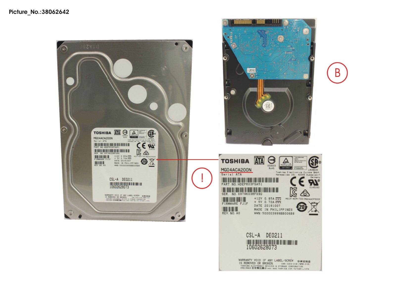 HD 2TB LFF 7K2 BC-SATA 512N HD 2TB LFF 7K2 BC-SATA 512N