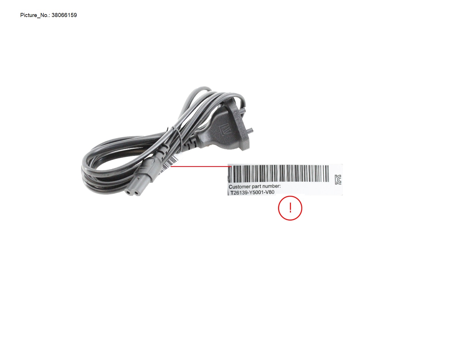 CABLE POWER IND 2P 1,8M CABLE POWER IND 2P 1,8M