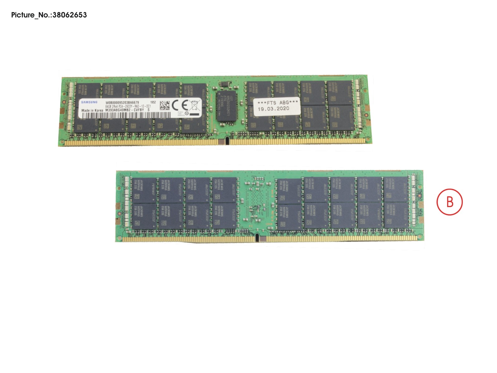 64GB (1X64GB) 2RX4 DDR4-2933 R ECC