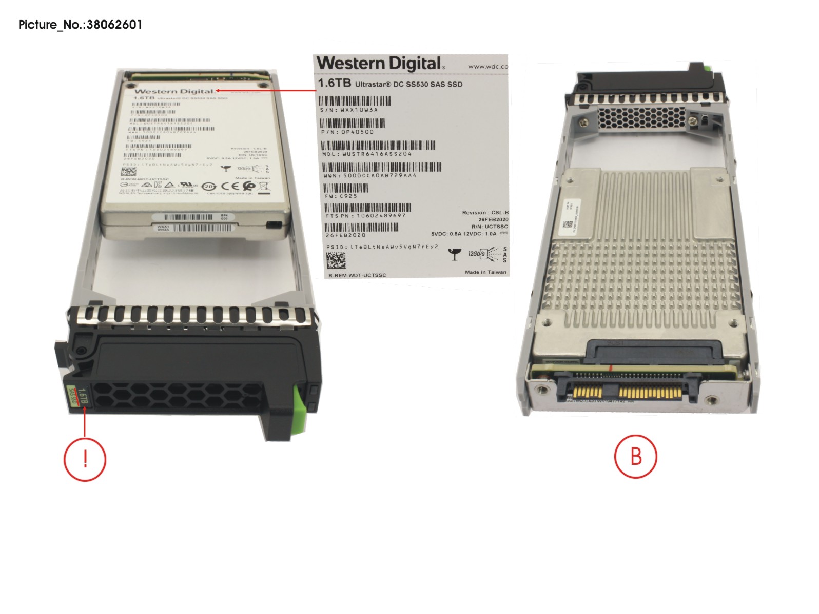 JX40 S2 TLC SSD 1.6TB MU JX40 S2 TLC SSD 1.6TB MU