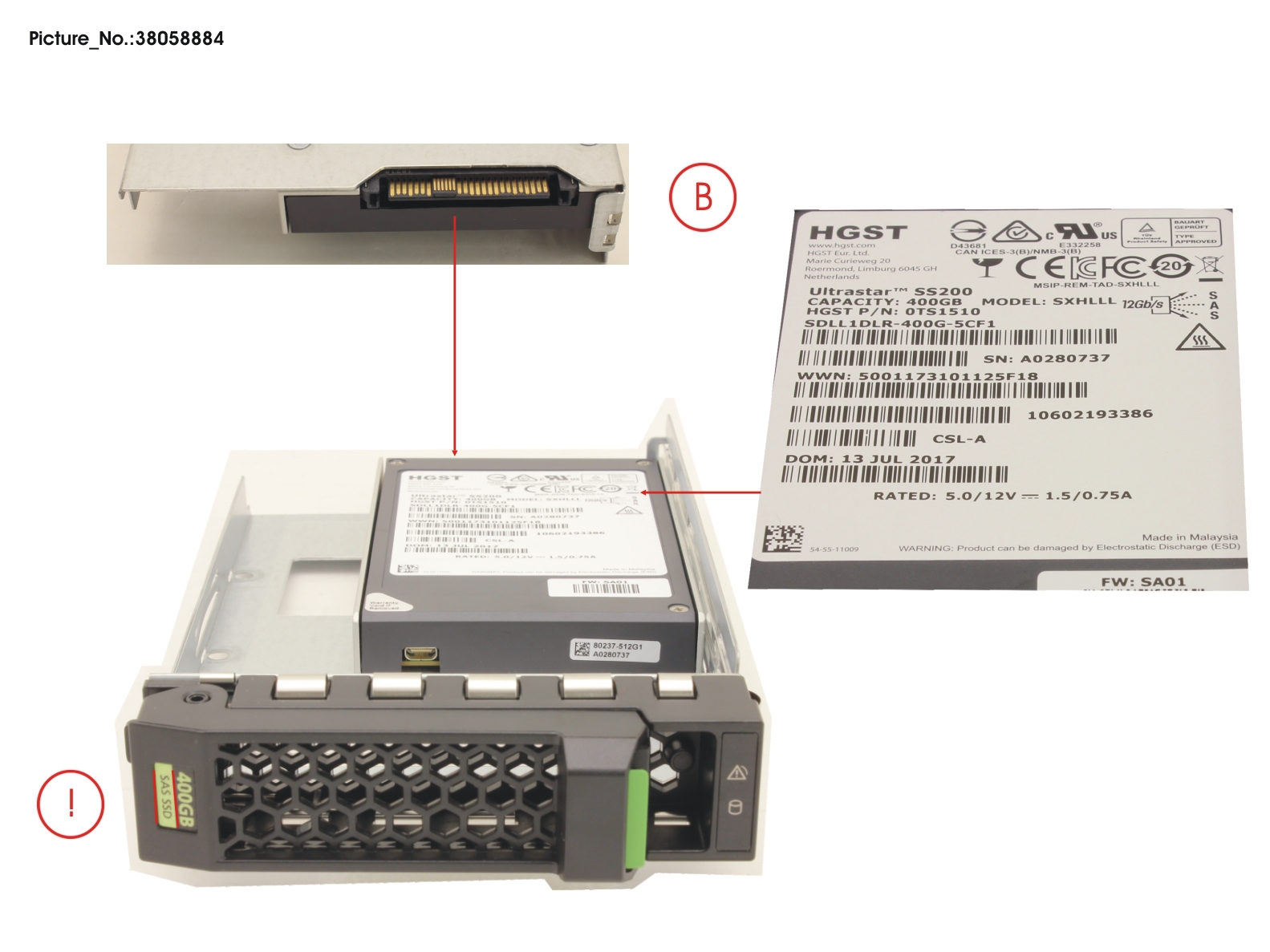 SSD SAS 12G 400GB MIXED-USE 3.5 H-P EP SSD SAS 12G 400GB MIXED-USE 3.5 H-P EP