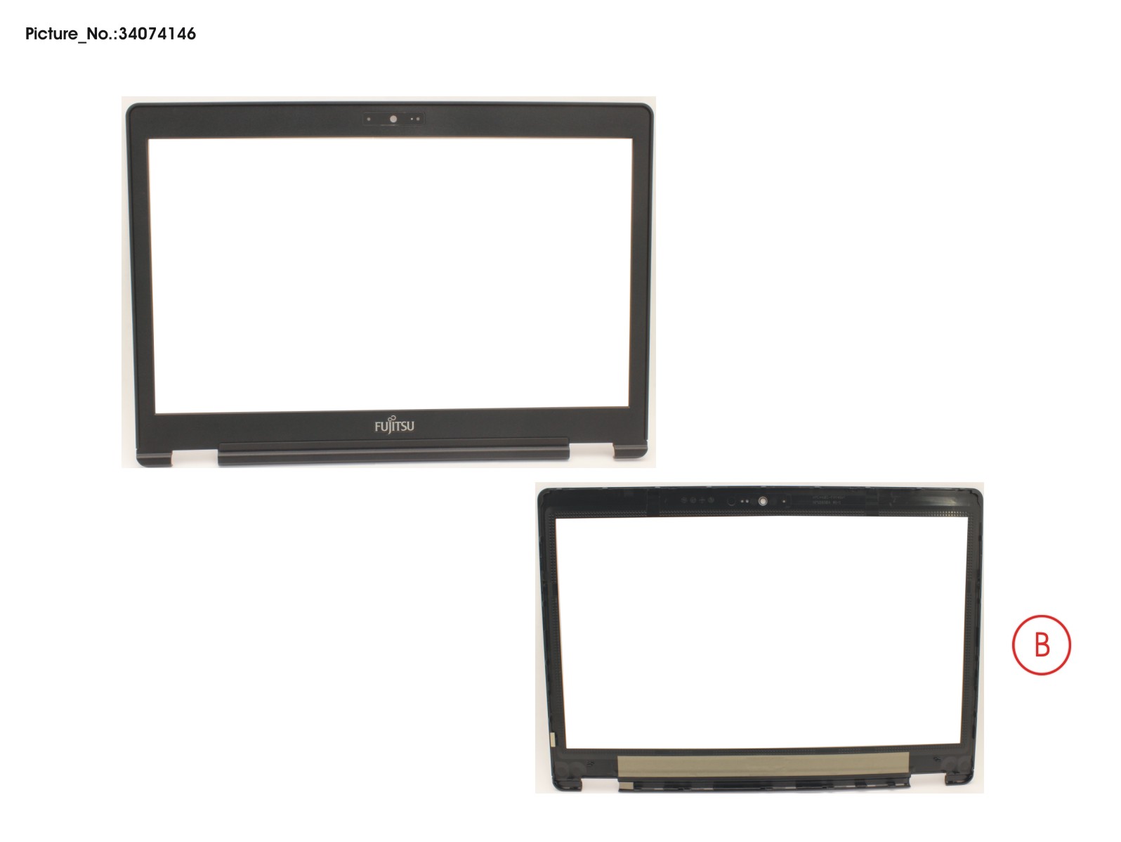 LCD FRONT COVER (FOR FHD W/ CAM/MIC)