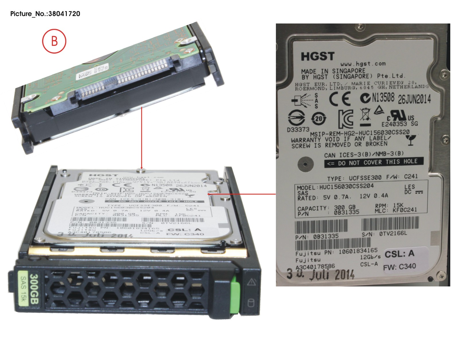 HD SAS 12G 300GB 15K HOT PL 2.5 EP