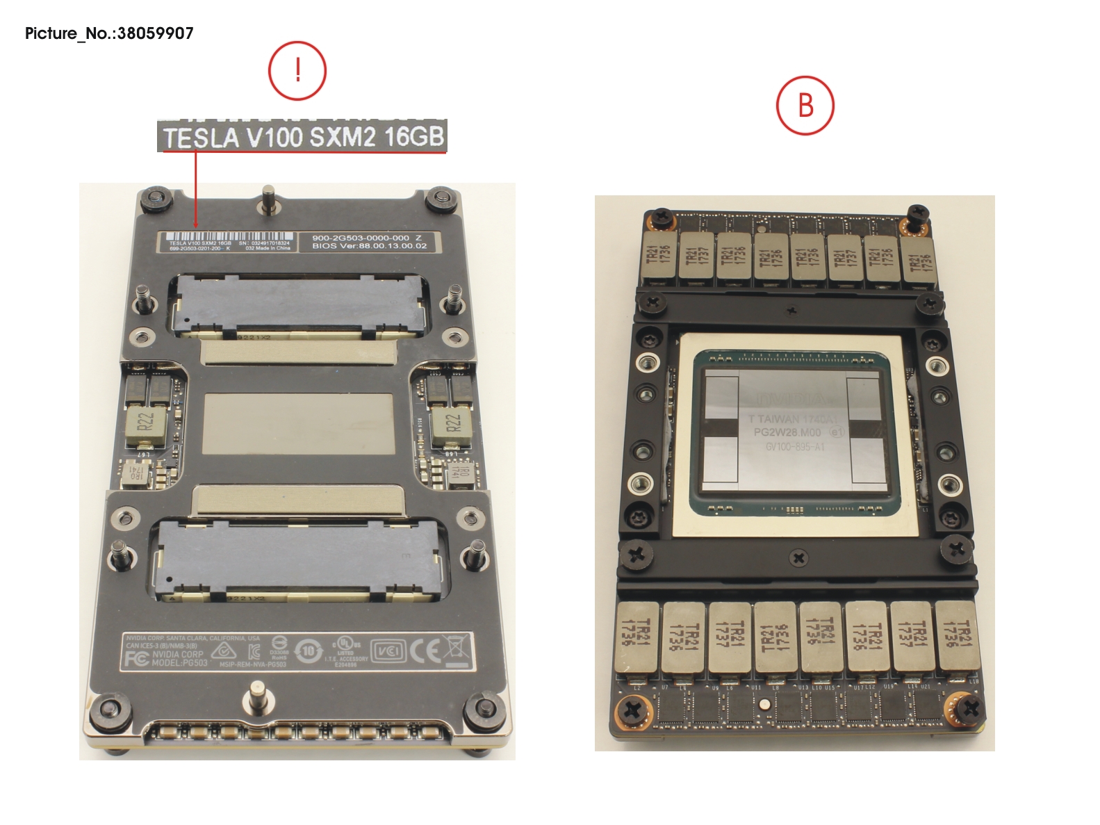 TESLA V100 SXM2 16GB 38059907