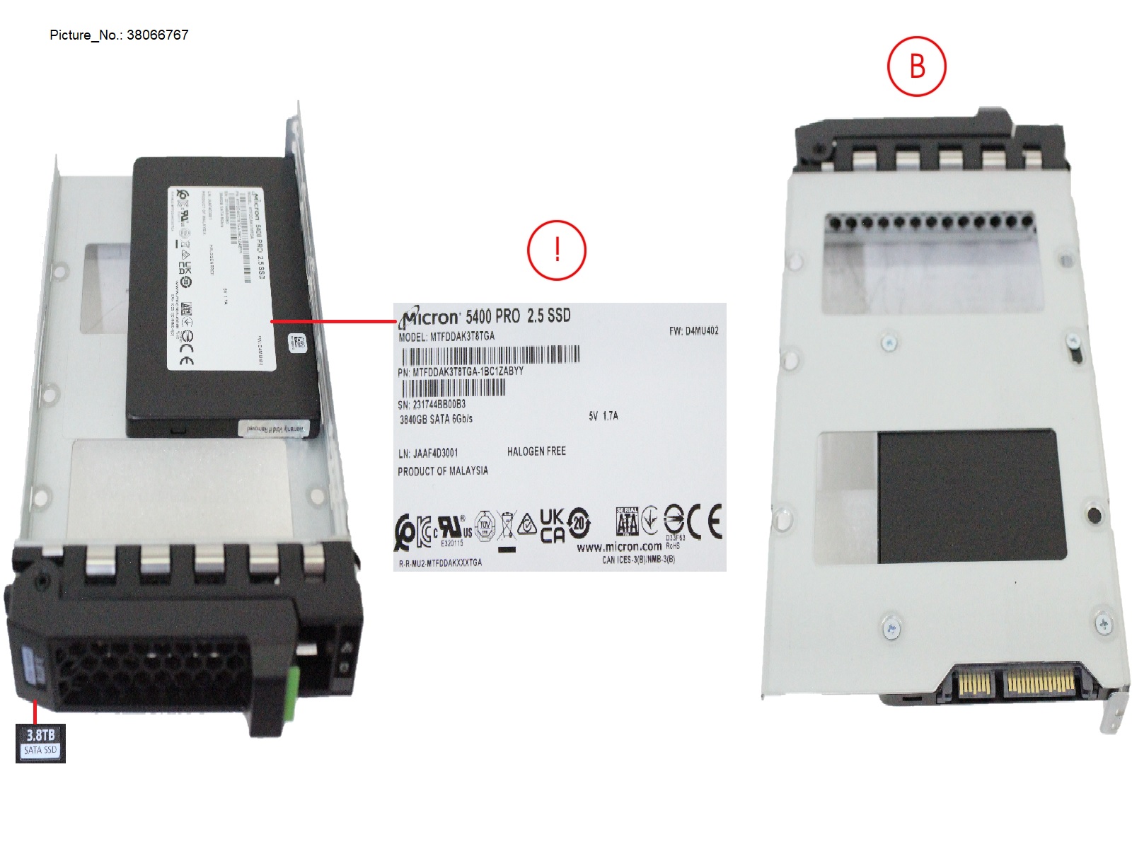 SSD SATA 6G RI 3.84TB IN LFF SLIM SSD SATA 6G RI 3.84TB IN LFF SLIM