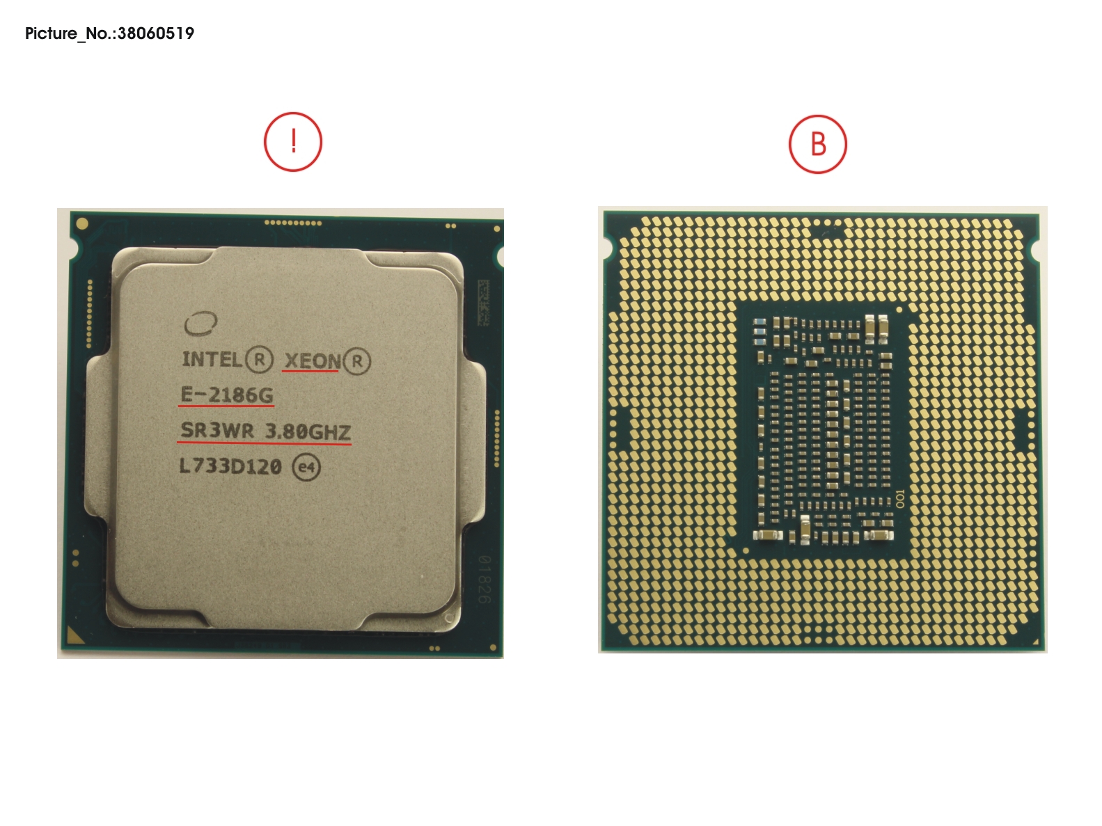 CPU XEON E-2186G 3.8GHZ 95W