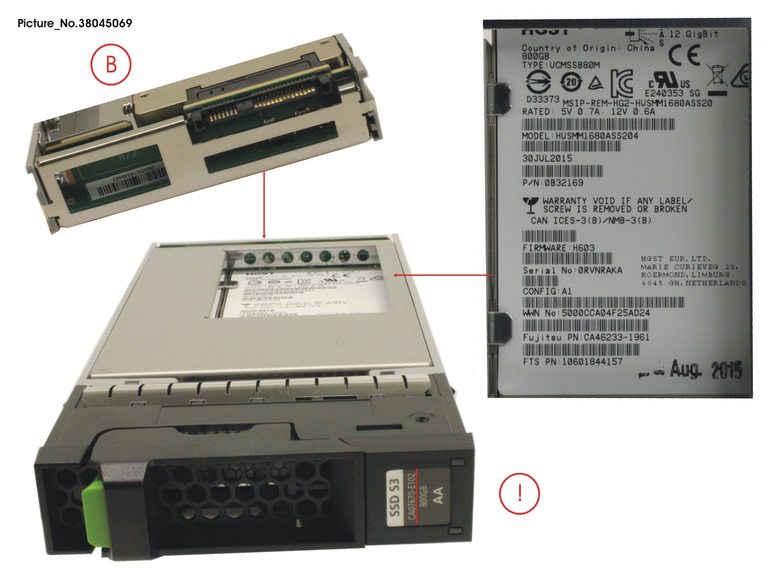 DXS3 MLC SSD  3.5  800GB SAS3