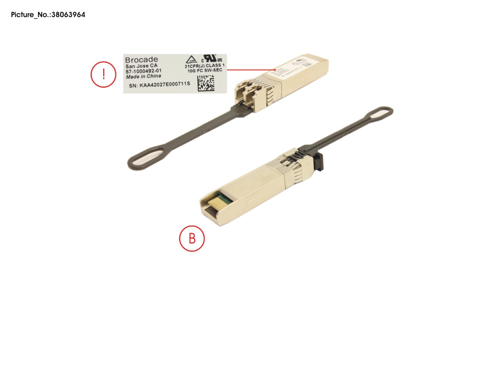 FRU,SFP+,SWL,10GFC,1PK,BR,SECURE