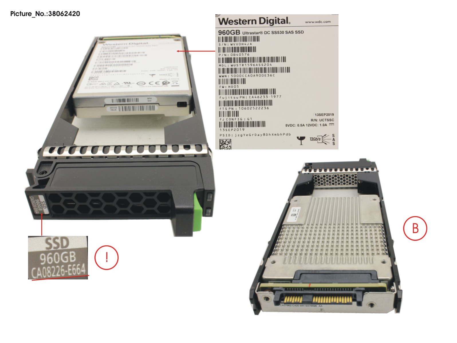 DX/AF SSD SAS 2.5 960GB 12G DWPD1