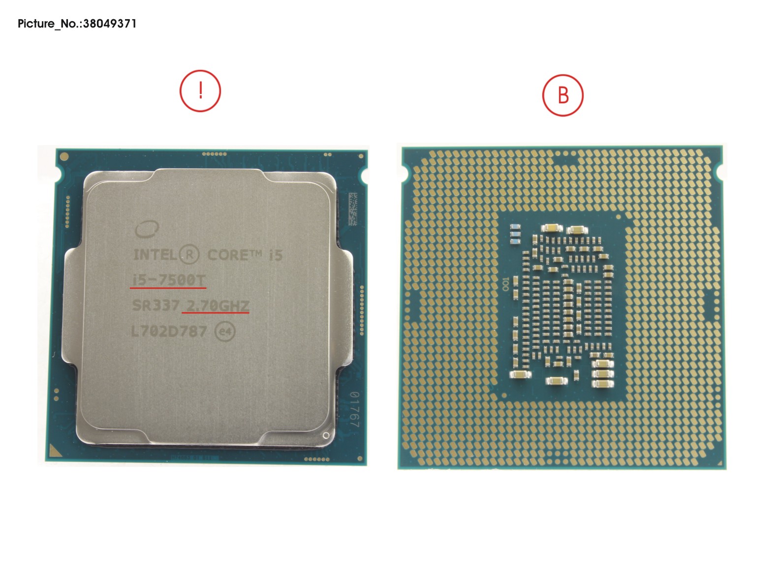 CPU CORE I5-7500T 2.7GHZ 35W