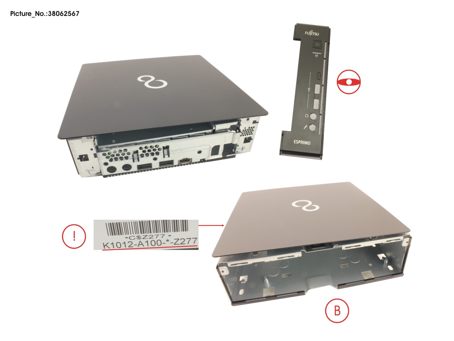 CHASSIS KIT ESPRIMO QX58 CHASSIS KIT ESPRIMO QX58