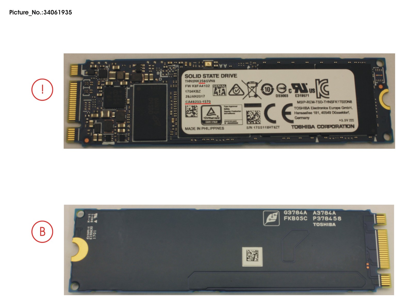 SSD S3 M.2 2280 TOS SG5 256GB