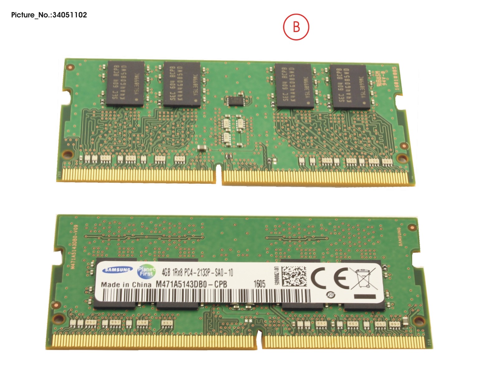 MEMORY 4GB DDR4