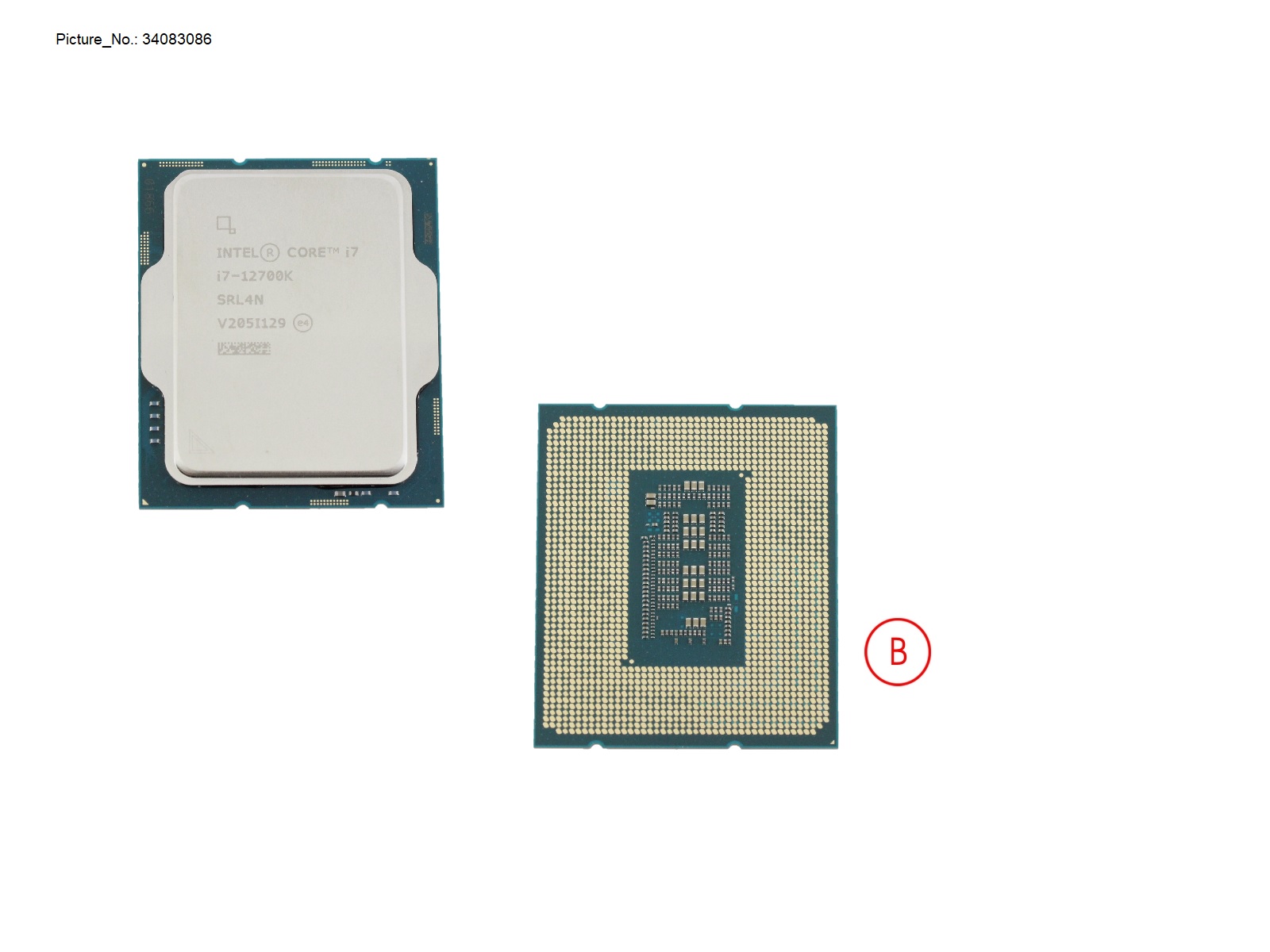 CPU INTEL CORE I7-12700K 3,6 GHZ 125W