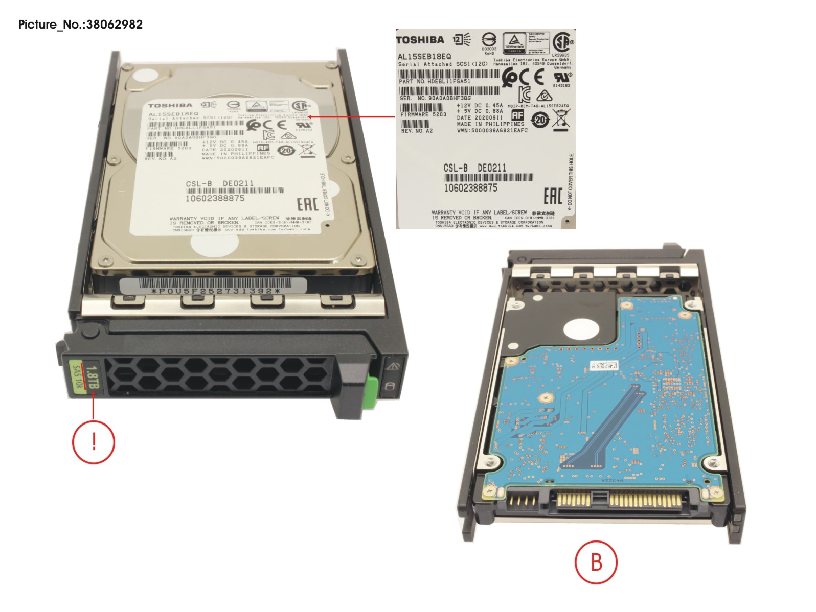 HD SAS 12G 1.8TB 10K 512E HOT PL 2.5 EP