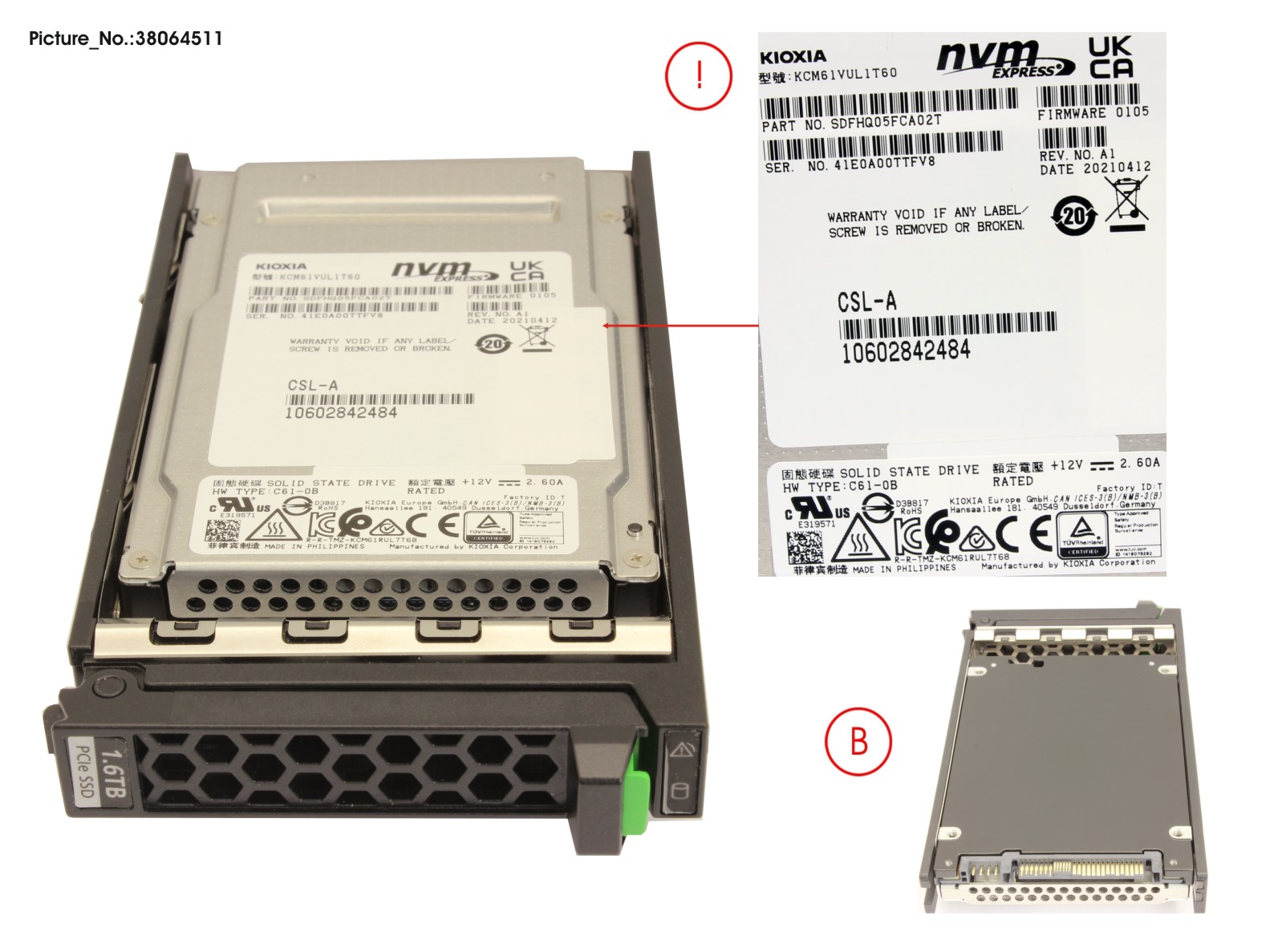 SSD PCIE4 SFF MU 1.6TB