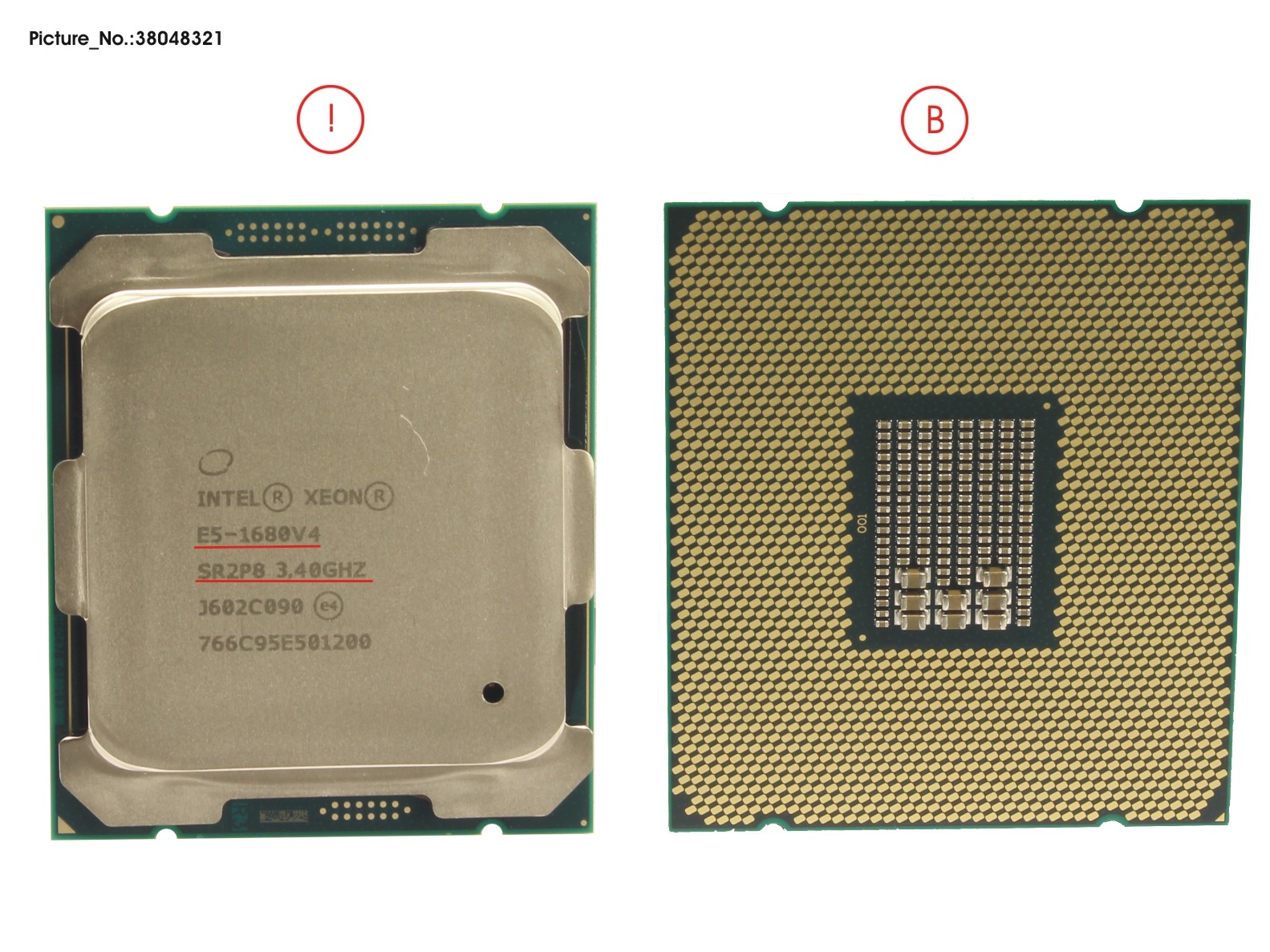 CPU XEON E5-1680V4 3.4GHZ 140W