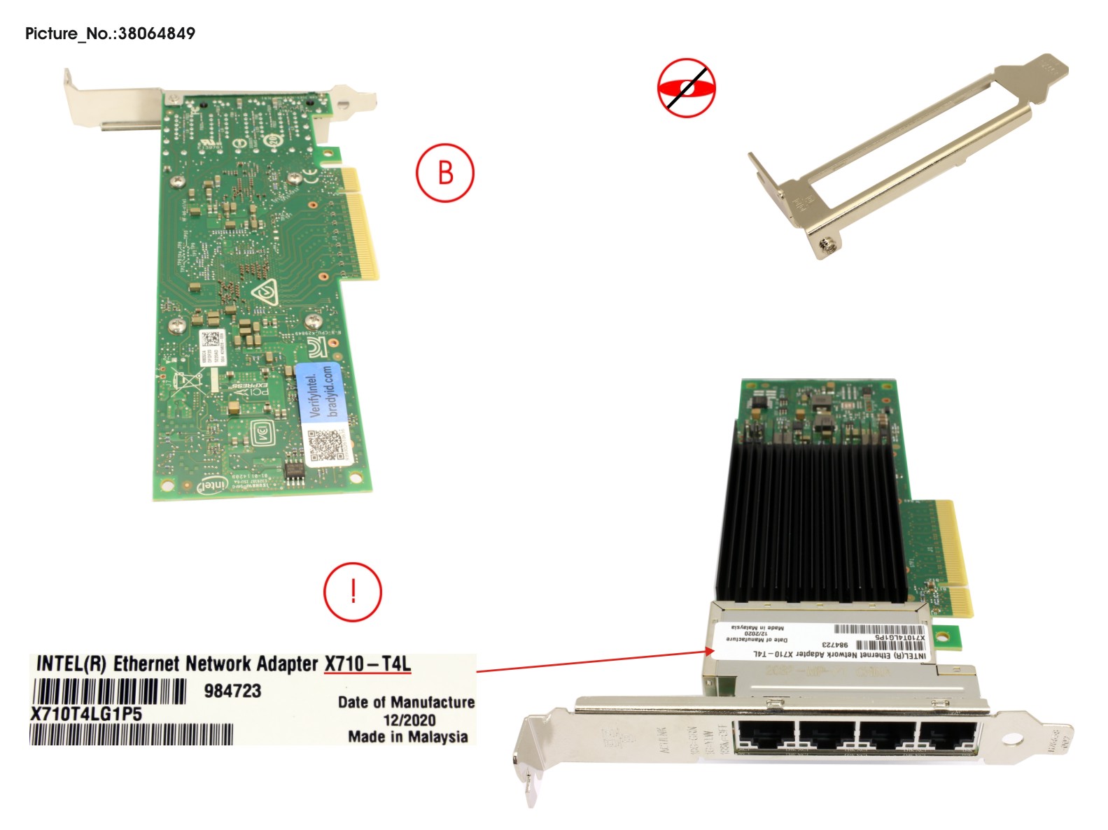 FUJITSU PLAN EP X710-T4L 4X 10GBASE-T PCIE