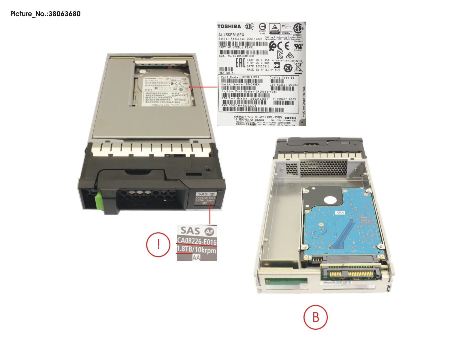 DX60 S4 HD DRIVE 3.51.8TB 10K