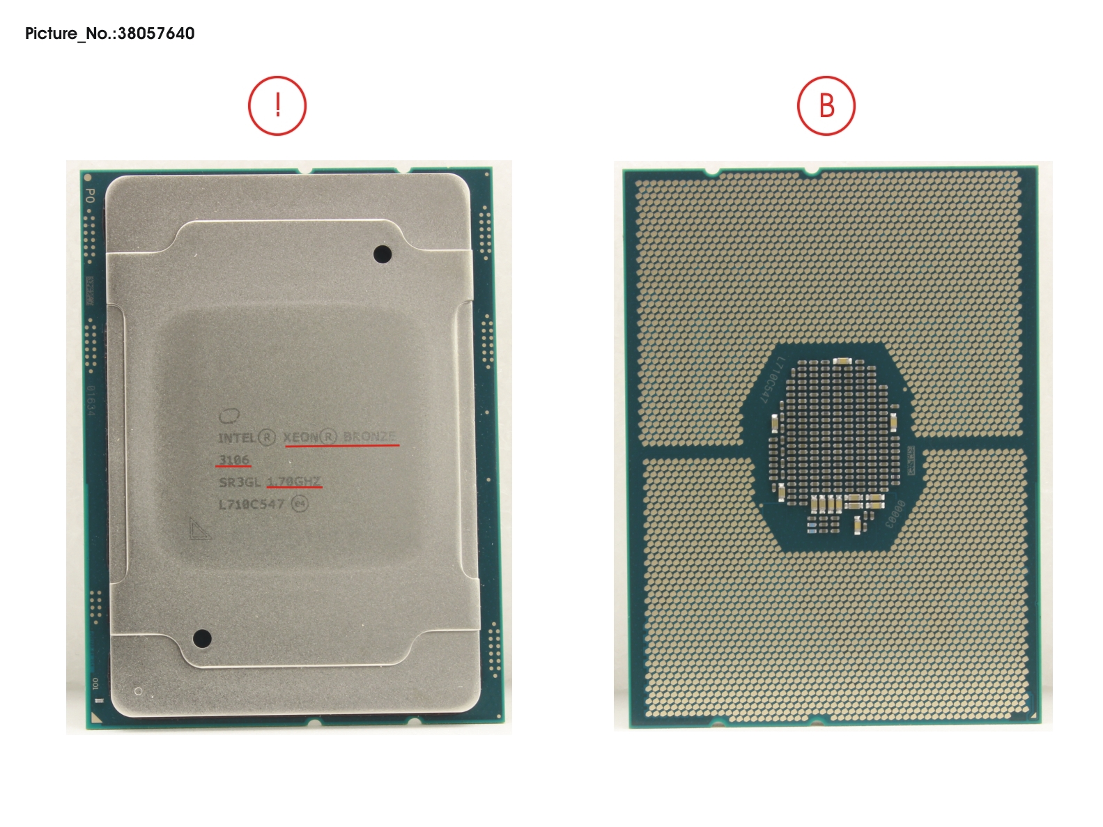 CPU XEON BRONZE 3106 1,7GHZ 85W