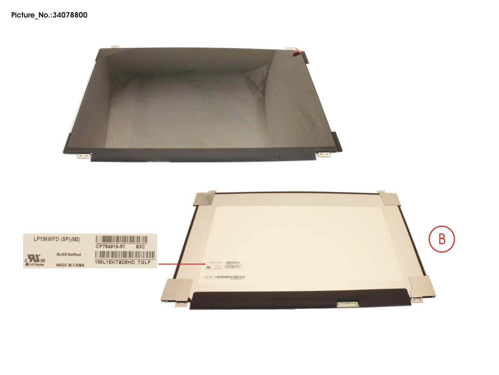 LCD ASSY W/ TOUCH (FHD)