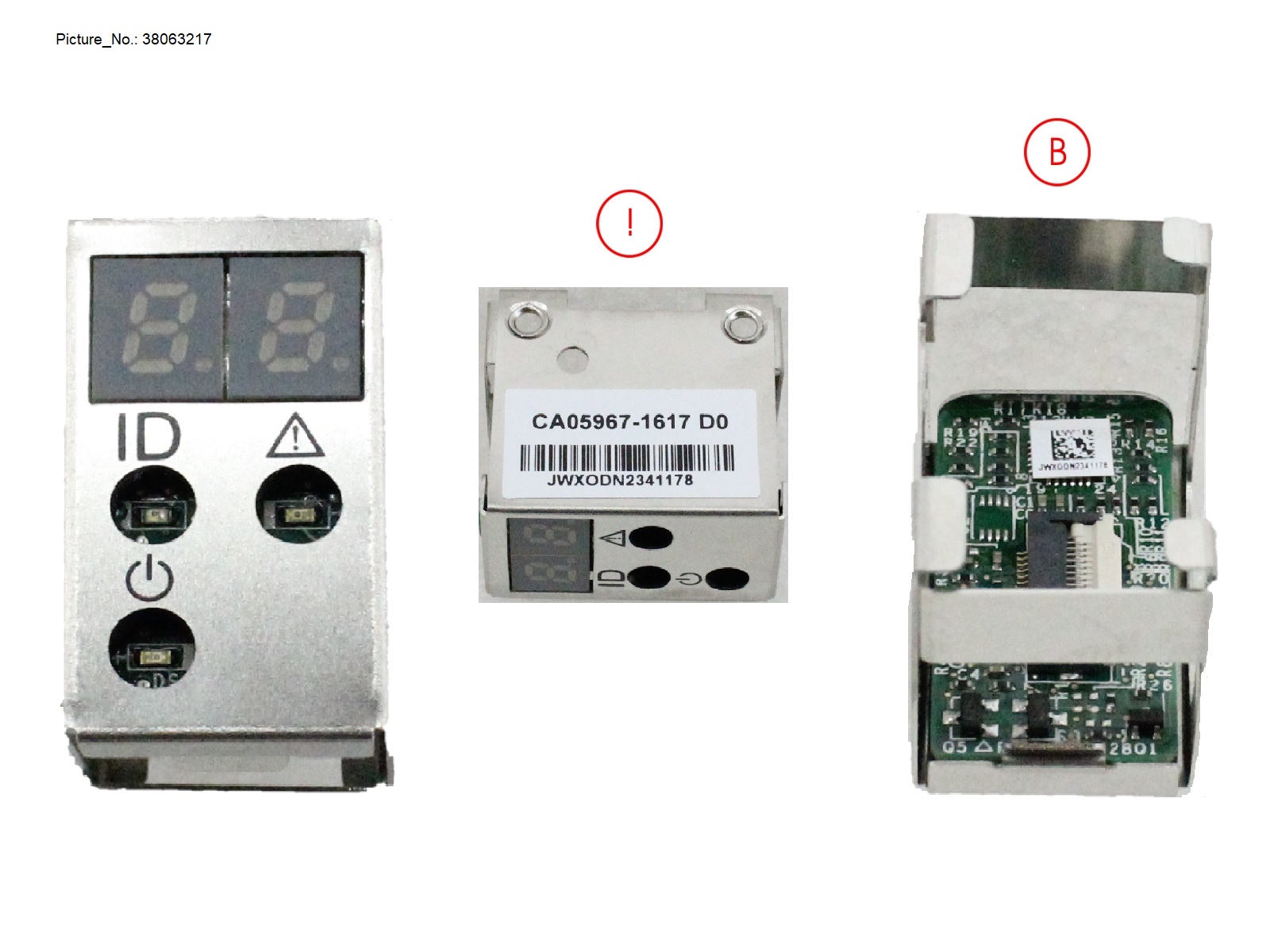 DX HD-DE SPARE OPERAT.DISPLAY PANEL ODP