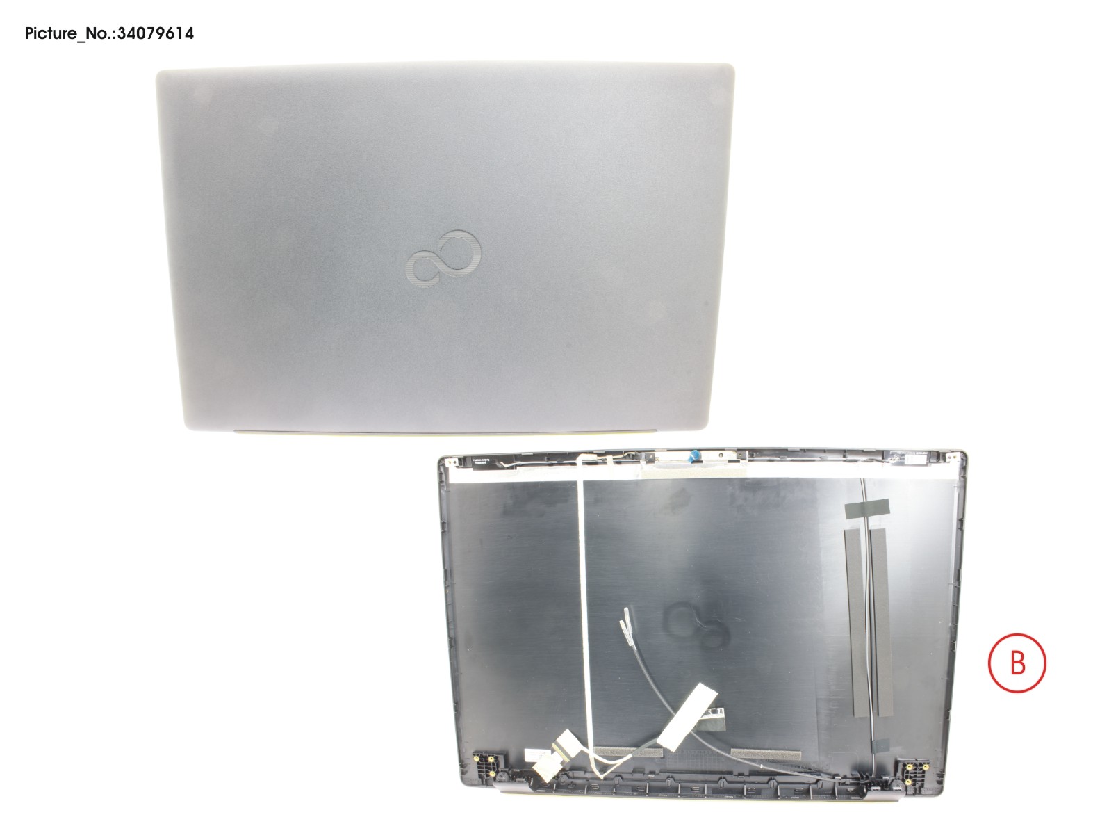 FUJITSU LCD BACK COVER ASSY