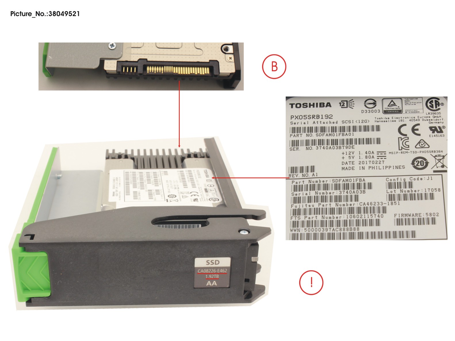 DX S4 HDDE MLC SSD SAS 3.5 1.92TB 12G