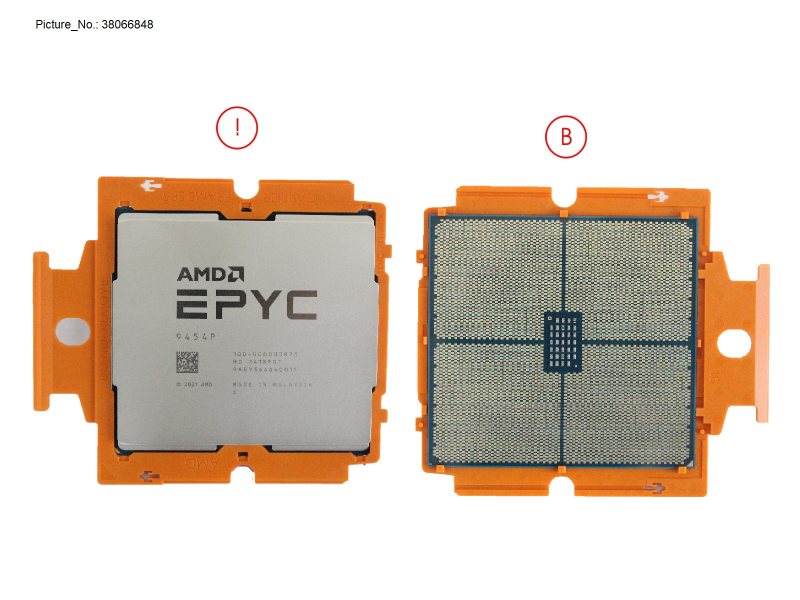 EPYC 9454P 48C 2.75GHZ 290W