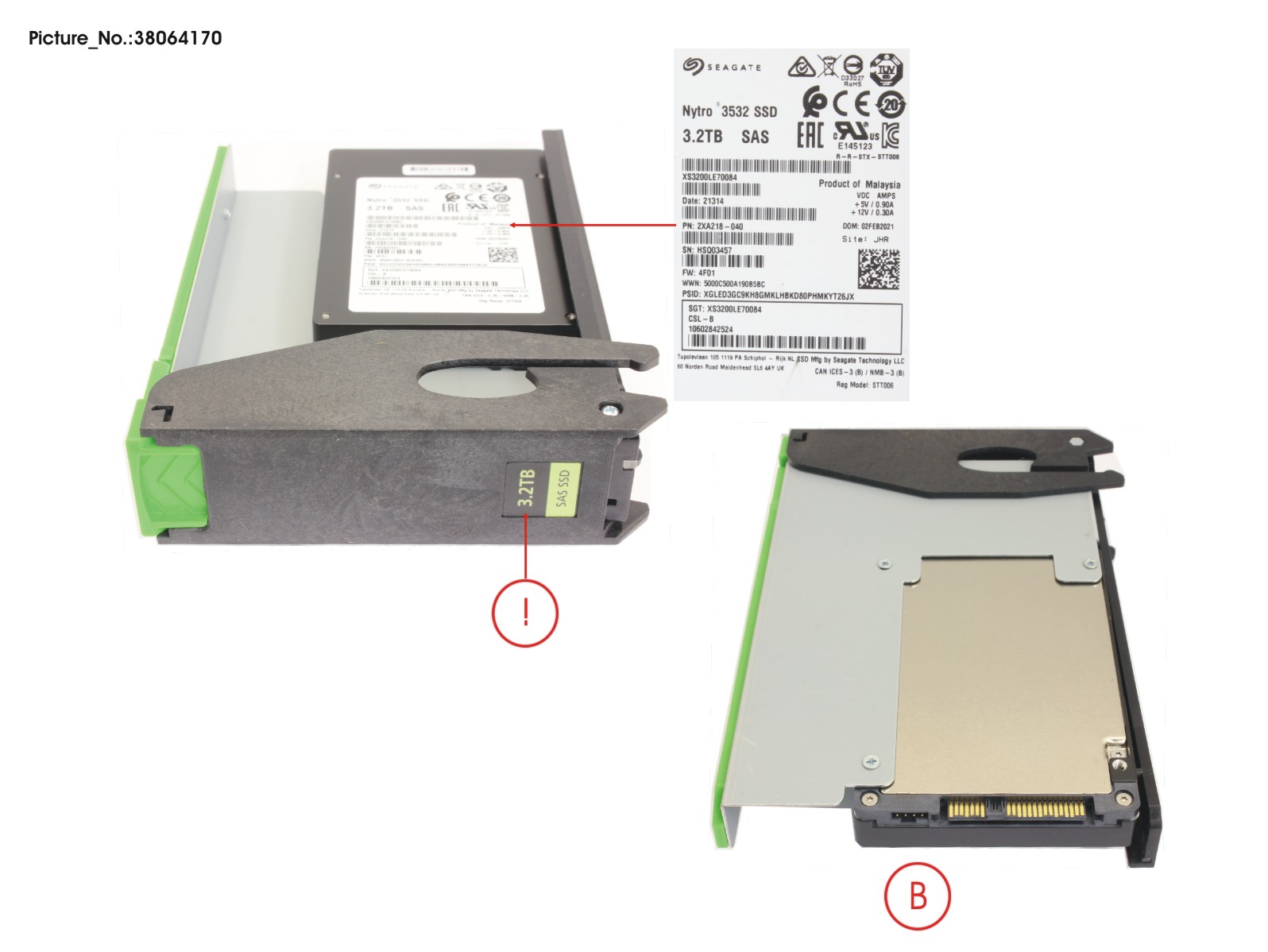 JX60 S2 TLC SSD 3.2TB MU