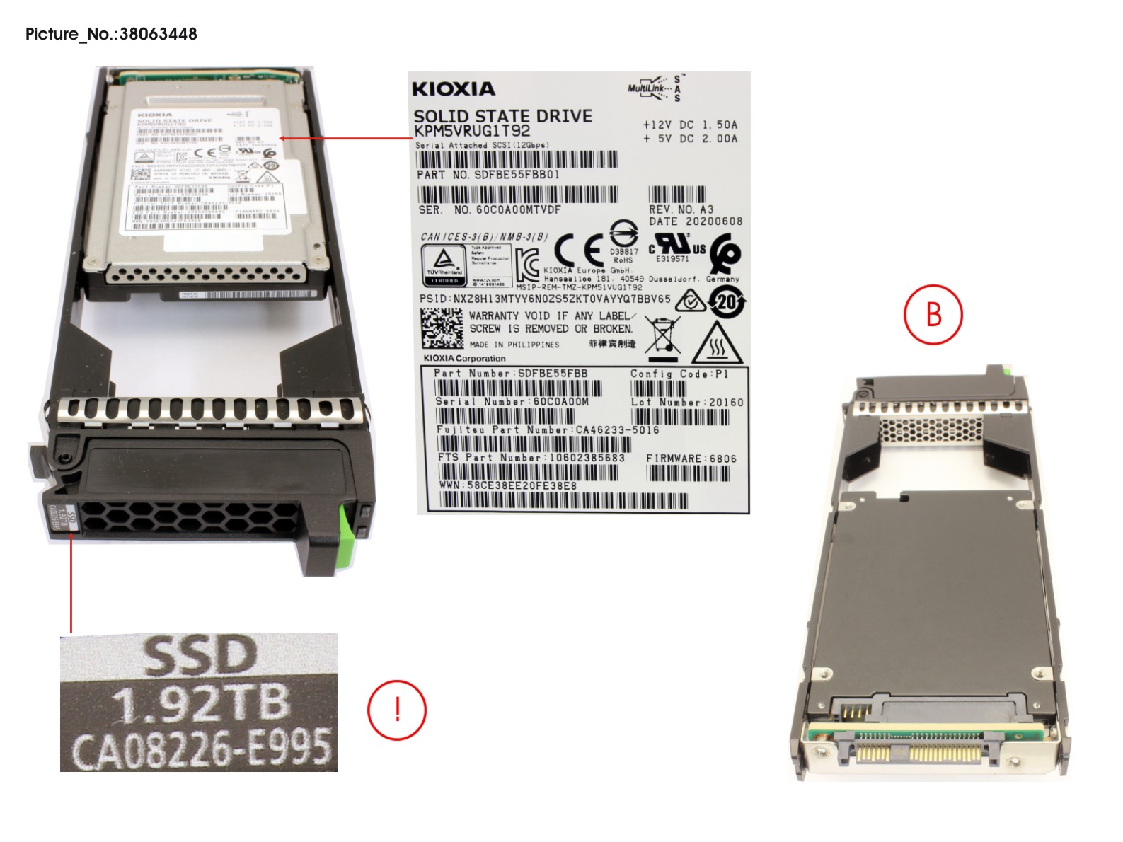 DX S3/S4 SED SSD 2.5 1.92TB DWPD1 12G