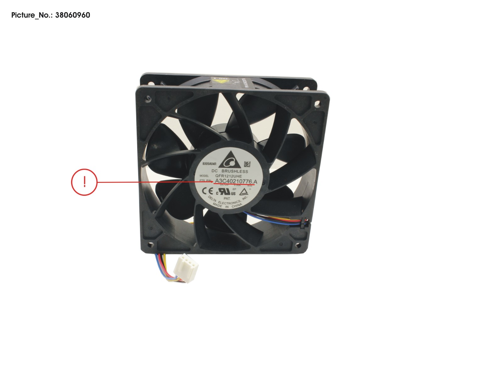 FUJITSU FAN 120X120X38