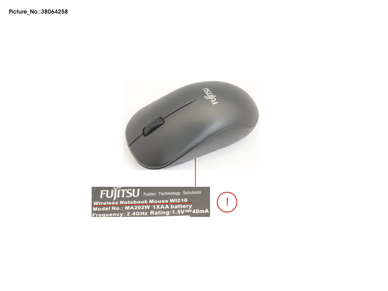 WIRELESS NOTEBOOK MOUSE WI210