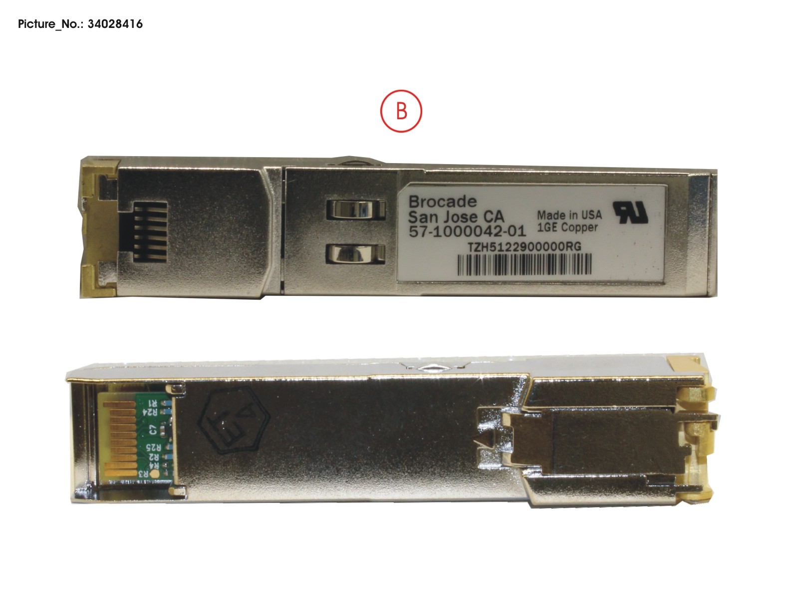 1 GBE COPPER SFP (FOR IP)/XBR-000300