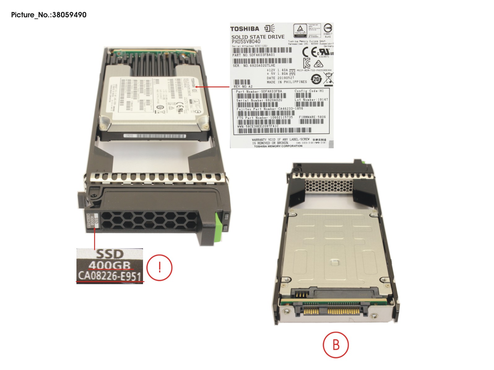 DX S3/S4 SSD SAS 2.5 400GB 12G