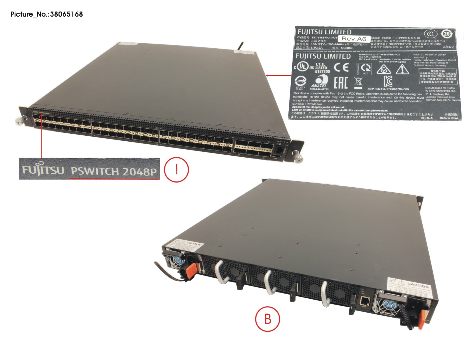 SDSP TOR 10G SFP PSWITCH 2048P