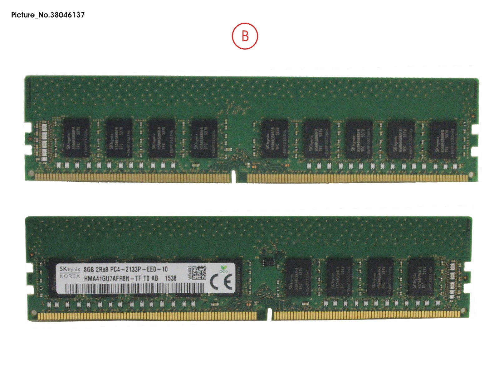 MEMORY 8GB DDR4-2133 ECC