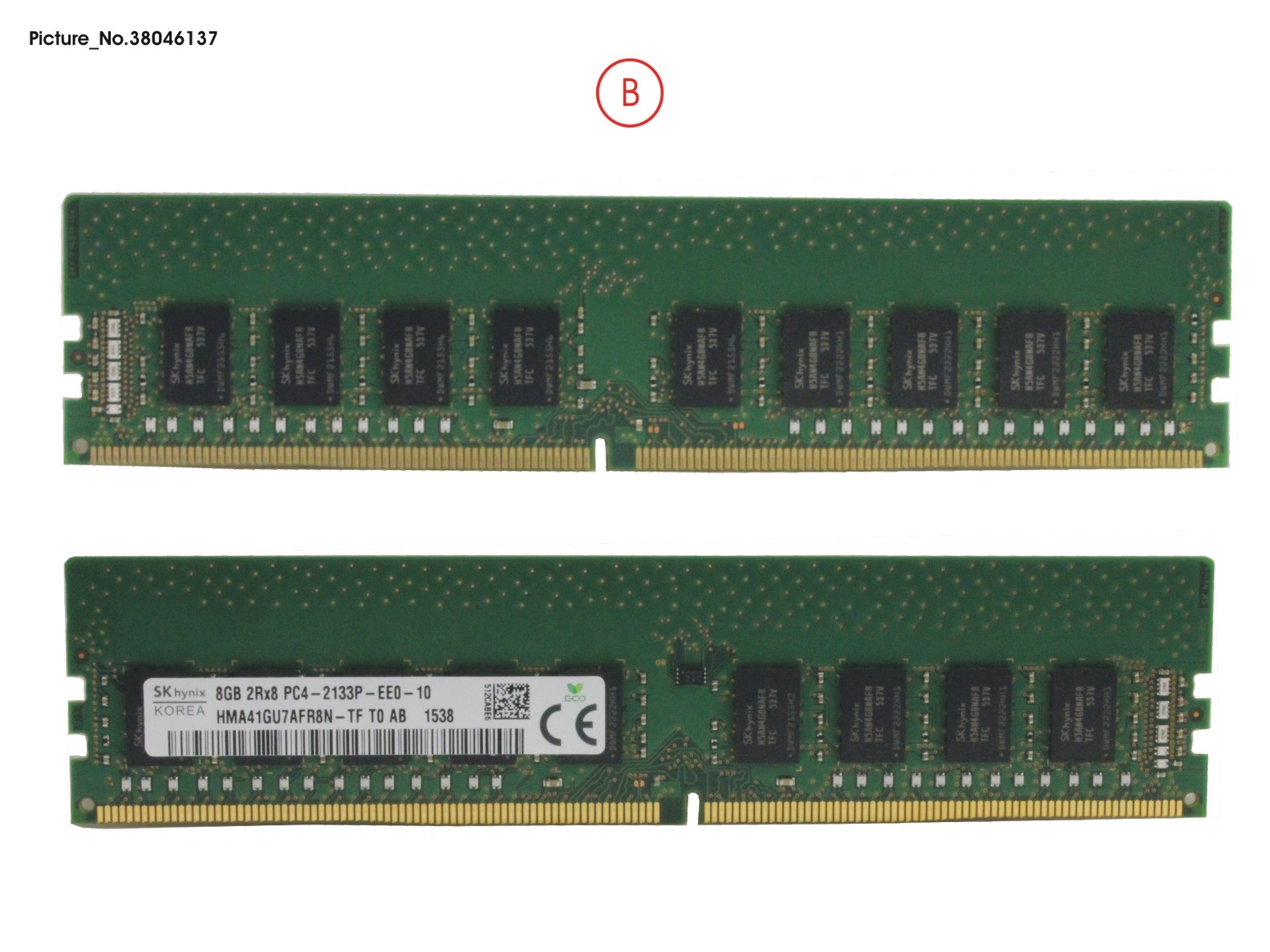 MEMORY 8GB DDR4-2133 ECC MEMORY 8GB DDR4-2133 ECC