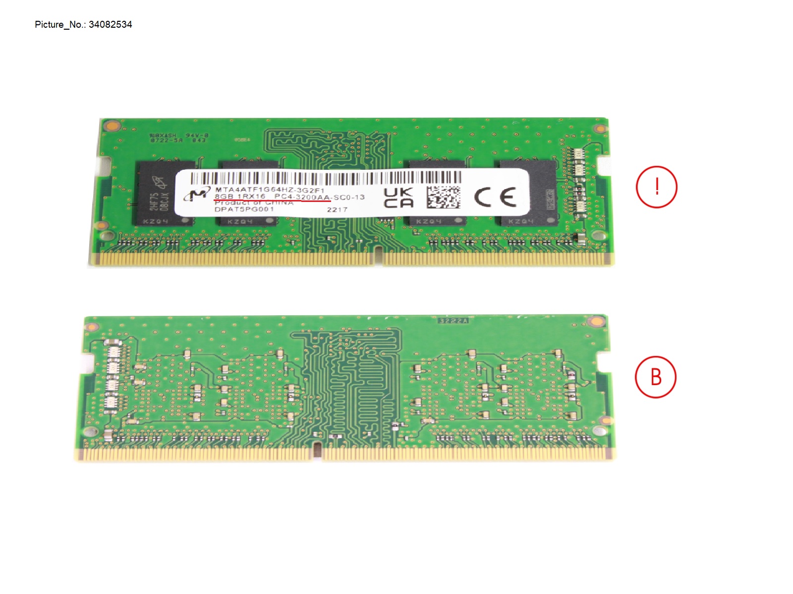 FUJITSU MEMORY 8GB