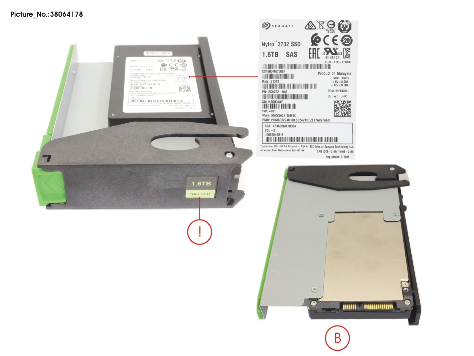 JX60 S2 TLC SSD 1.6TB WI