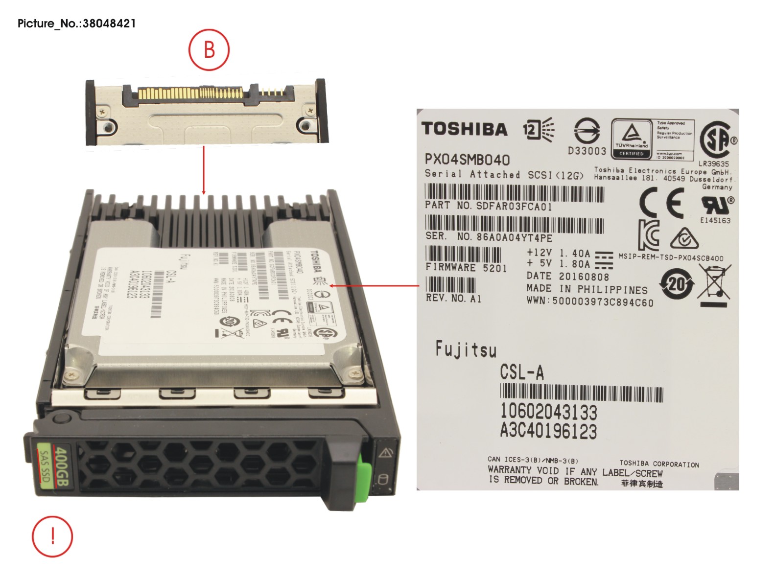 SSD SAS 12G 400GB WRITE-INT. 2.5 H-P EP